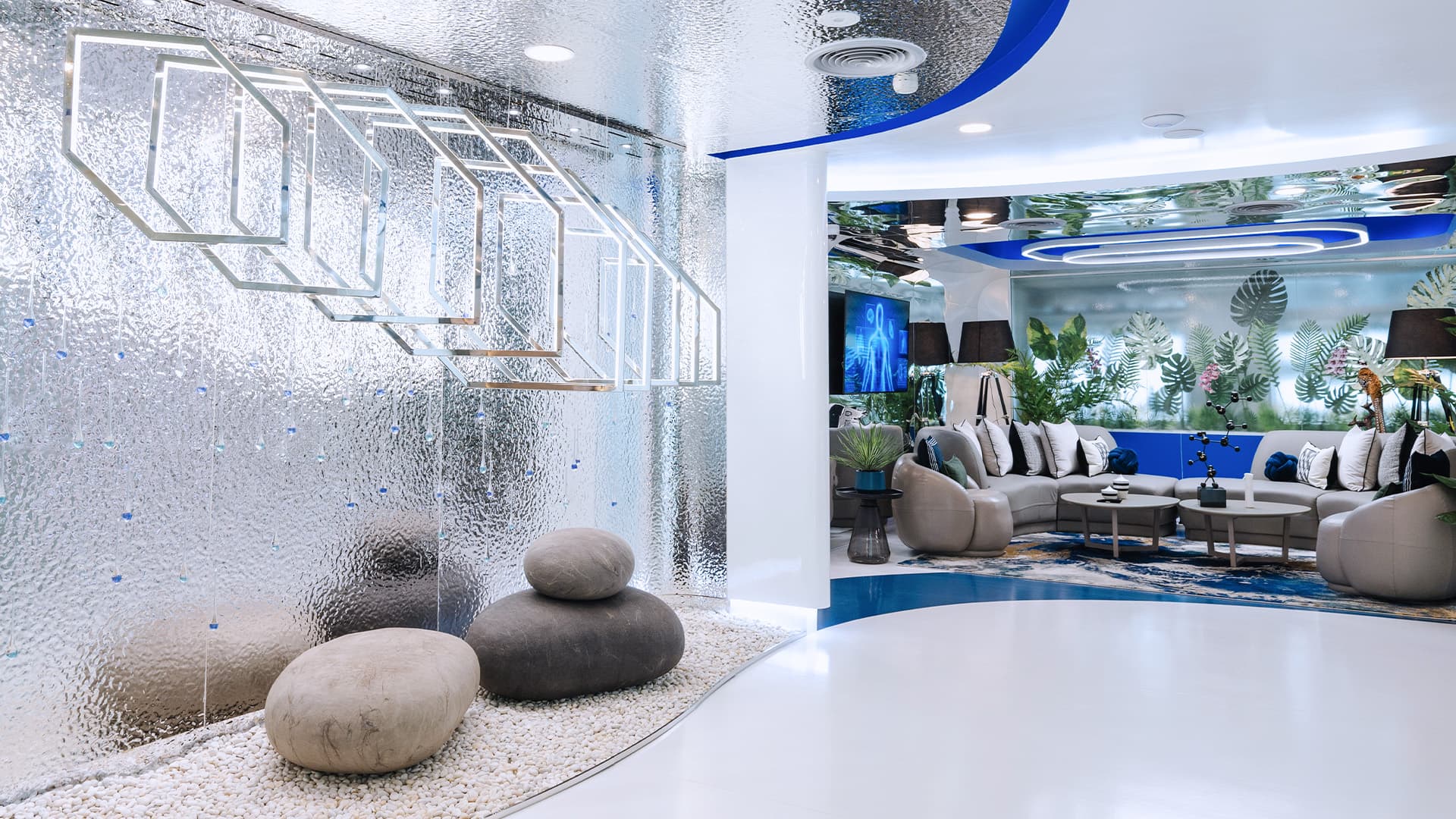 Luxury stem cell therapy treatment room at R3 Life Wellness Center in Bangkok